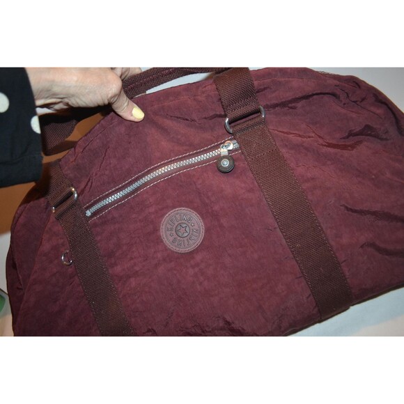 Vintage Kipling Bag Y2K Traditional Carry on Messenger Duffle Overnight Bag - Picture 7 of 10